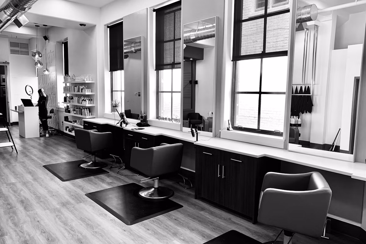 River City Hair Studio — styling chairs